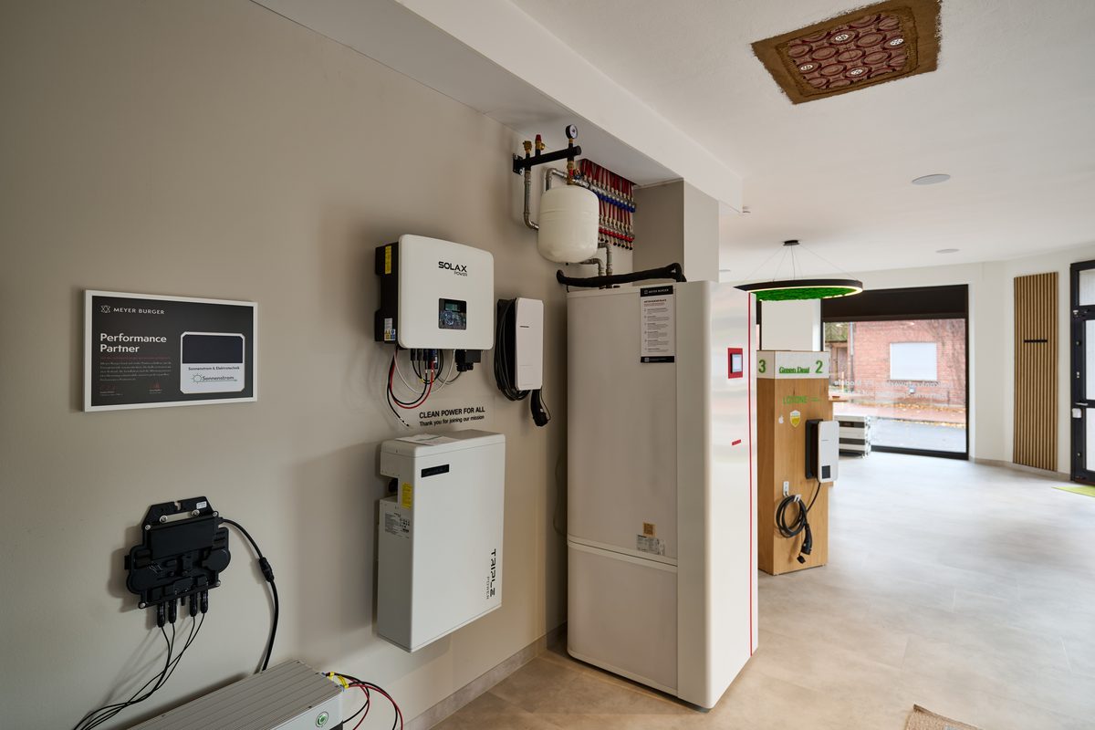 Energiemanagement-System mit Speicher und Wechselrichter