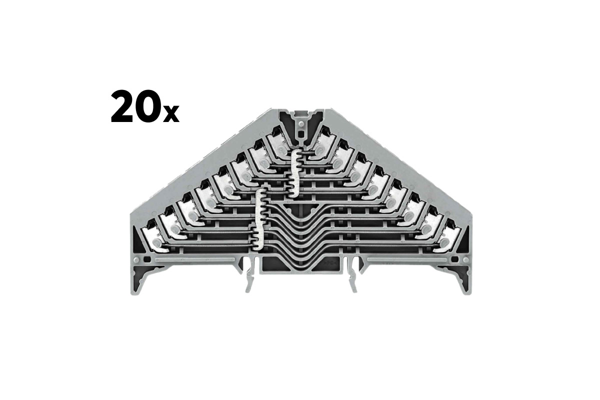 Weidmüller 8-fach Verteilerklemme PPV8 (