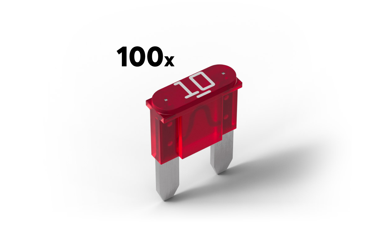 Sicherung 10A für Power Supply & Backup