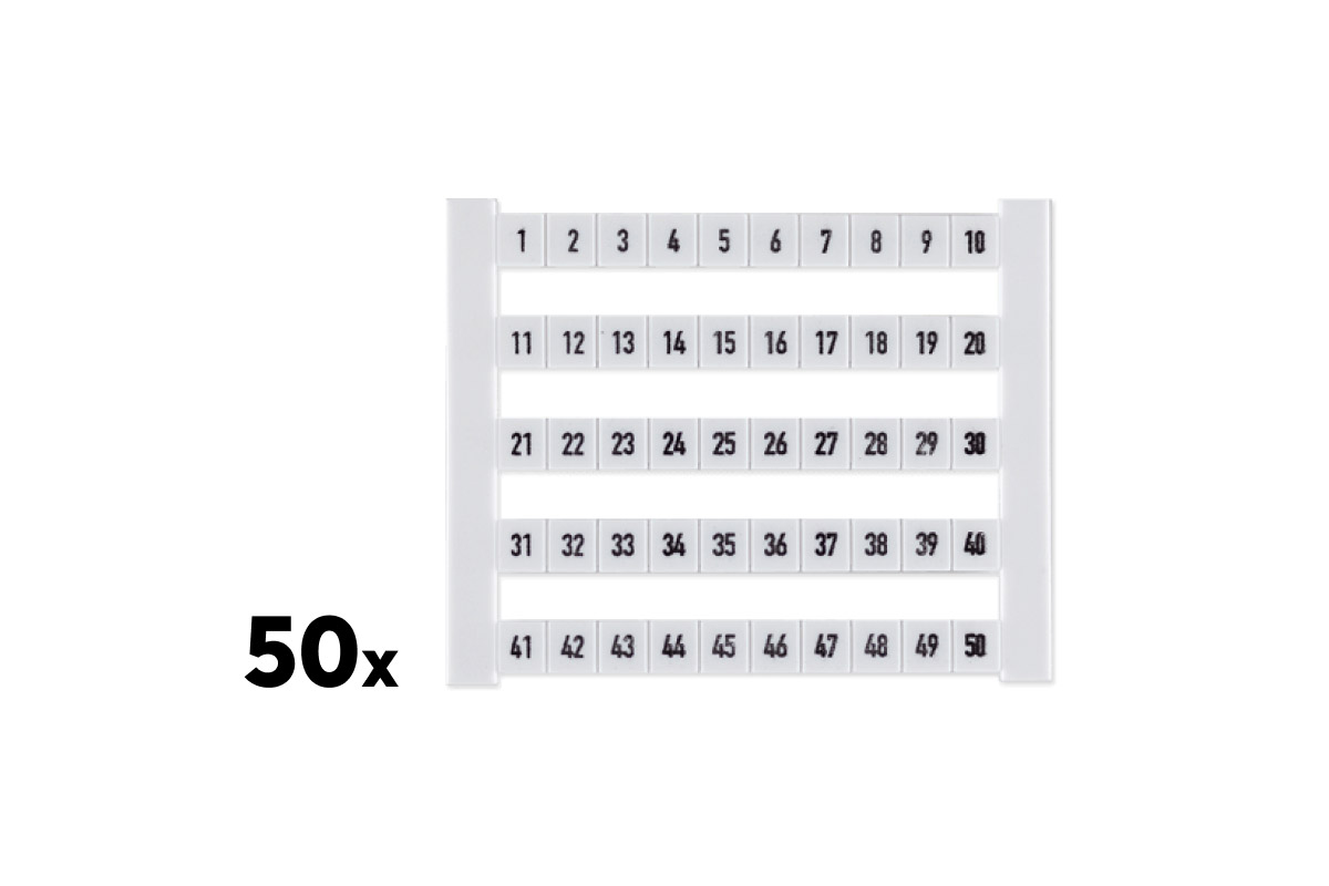 Weidmüller Klemmenmarkierer DEK 1-50 (50