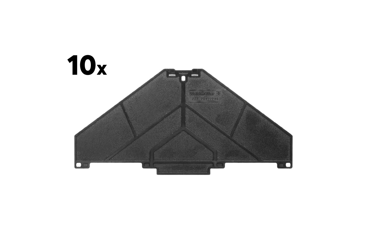 Weidmüller Abschlussplatte P-Reihe (10 S