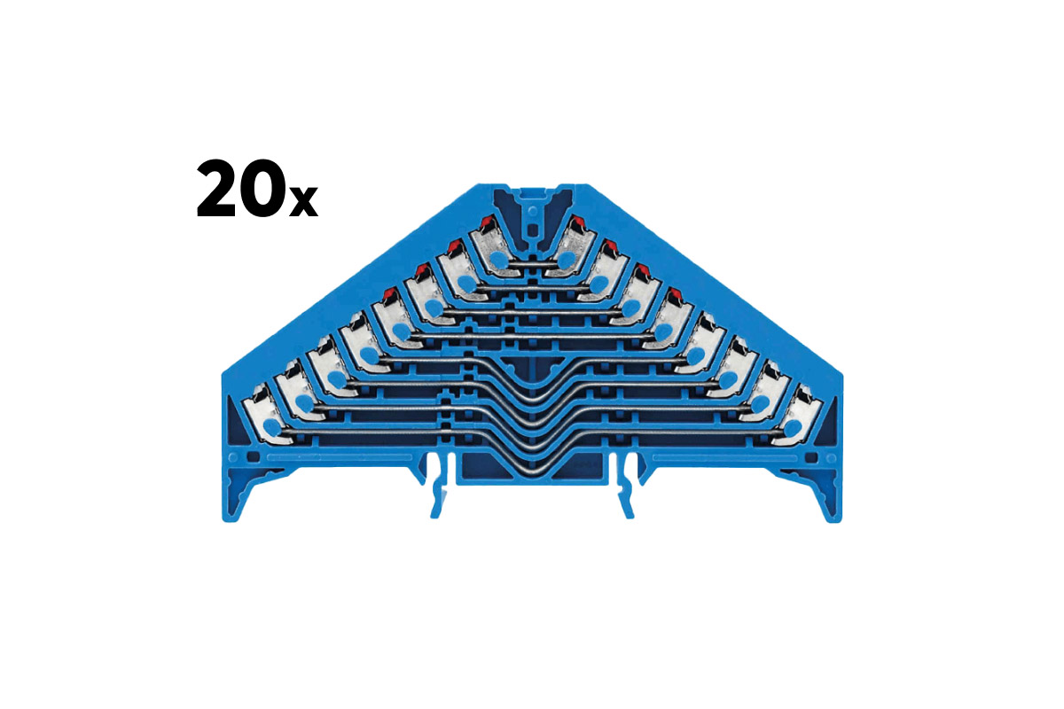 Weidmüller Etagen-Rangierklemme PRV8 (20